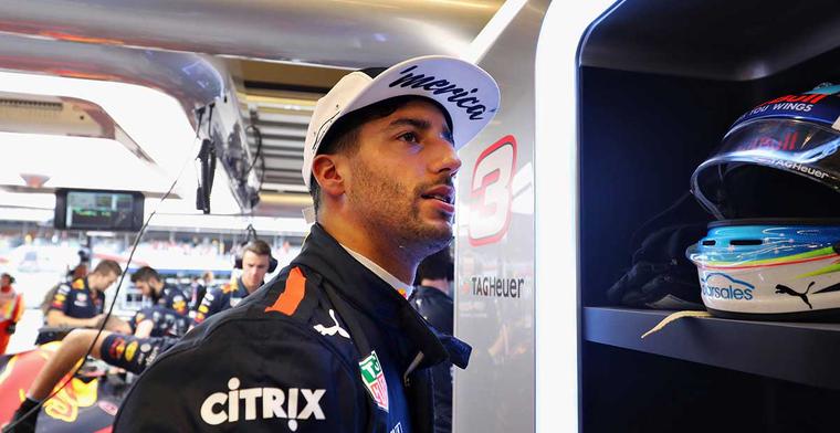 Ricciardo laat zich uit over mogelijke voorkeursbehandeling Verstappen