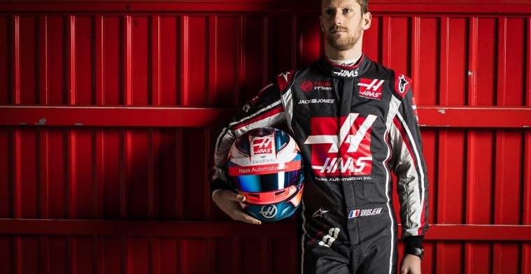 Grosjean traint zich suf voor de Australische Grand Prix