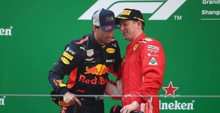Italiaanse media is duidelijk: Ricciardo moet Raikkonen vervangen bij Ferrari