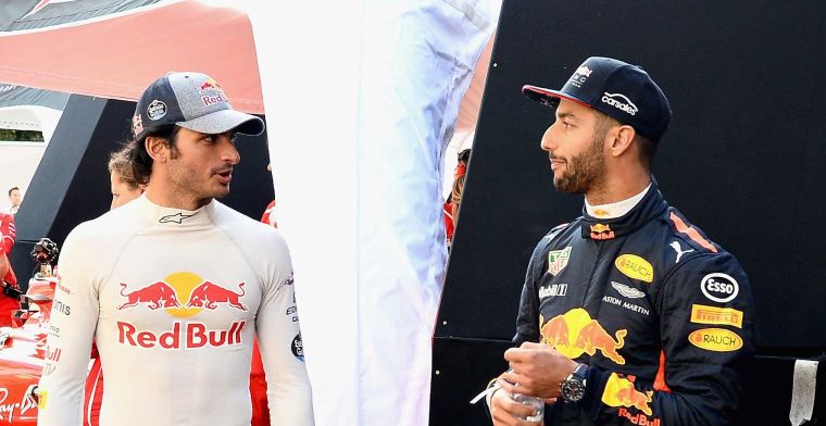 Red Bull over vervanger Ricciardo: Sainz meest voor de hand liggende optie
