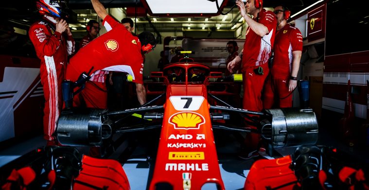 Ferrari: Gek probleem bij onze auto tijdens testrit Giovinazzi