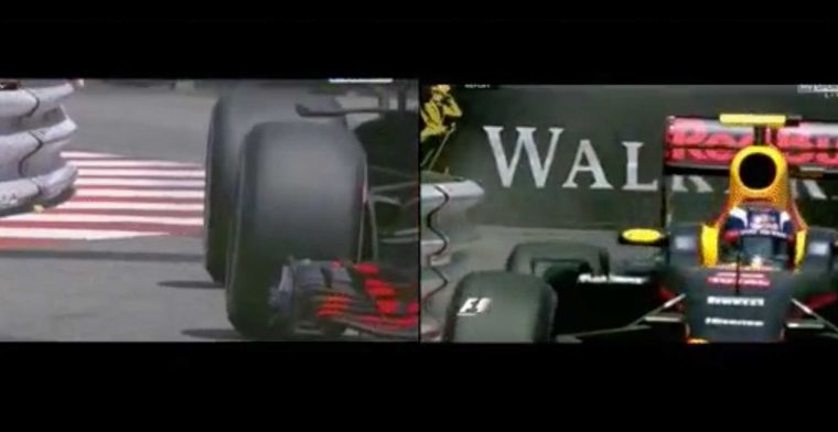In 2016 crashte Verstappen op bijna identieke wijze in Monaco