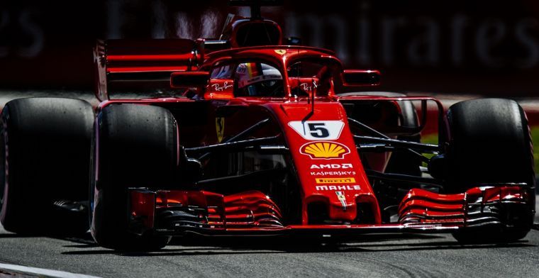 Ferrari monteert speciale neksteun voor Vettel na nekklachten