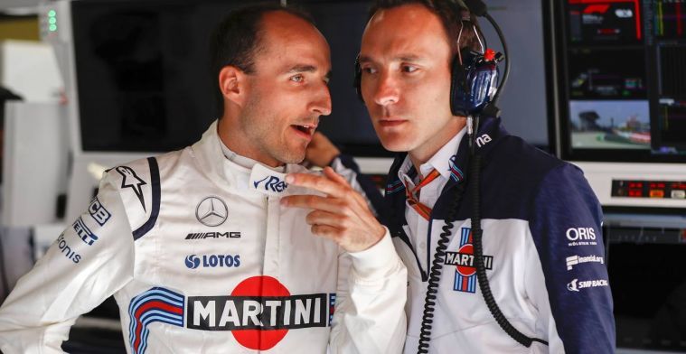 Kubica ook wel opgelucht dat hij dit seizoen niet zelf in de FW41 racet