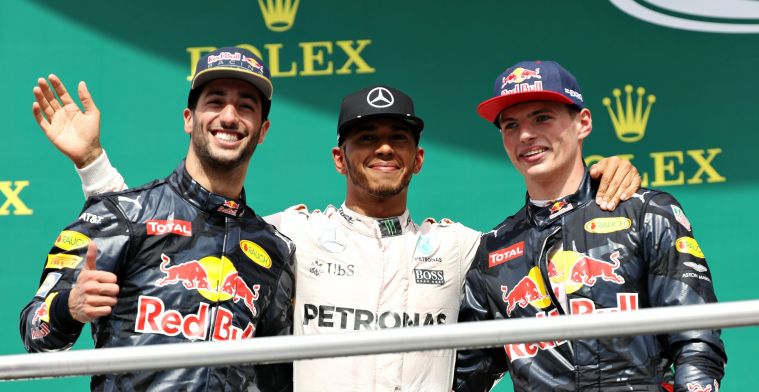 Terugblik GP Duitsland 2016: Ricciardo en Verstappen vechten zich naar het podium