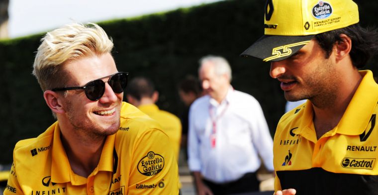 Sainz waarschuwt Ricciardo voor het talent van Nico Hulkenberg