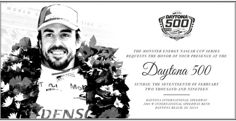 NASCAR nodigt Alonso uit voor de Daytona 500