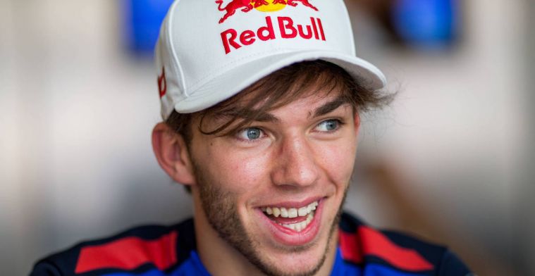 Gasly over Red Bull promotie: ''Vettel en Verstappen zijn het goede voorbeeld''