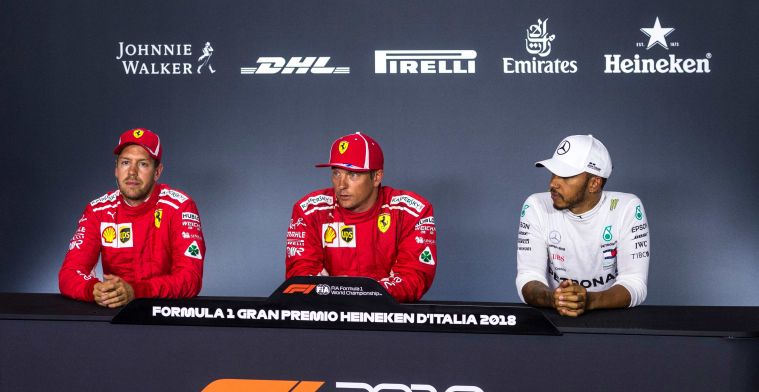 'Dom dat Ferrari niet de strategie heeft besproken voor de race'