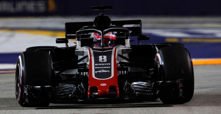 Grosjean: ''Ik heb Hamilton en Verstappen zo snel mogelijk voorbij gelaten''