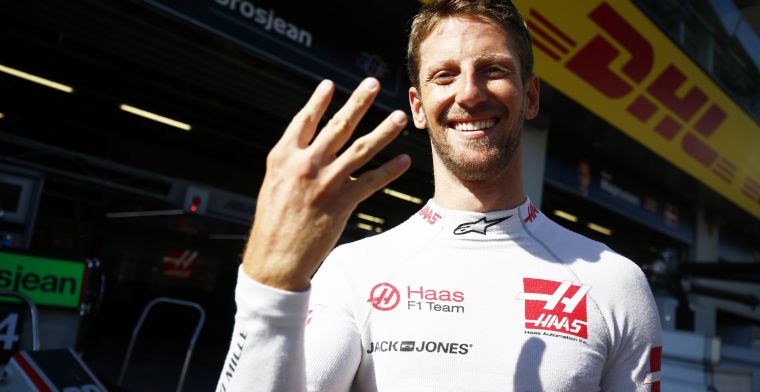 Grosjean positief over contractverlenging in 2019 bij Haas