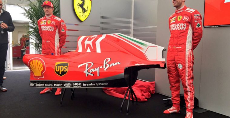 Ferrari onthult nieuwe livery op het circuit van Suzuka