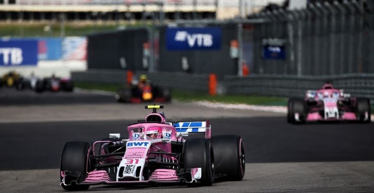 Force India bezig met inhaalrace constructeurskampioenschap 
