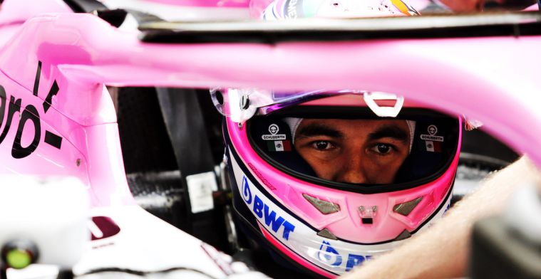 Sergio Perez mikt nog steeds op een vierde plek in het constructeurskampioenschap