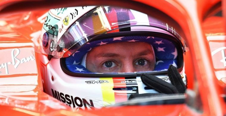 Sebastian Vettel hoopt te vlammen in Austin met nieuwe helm