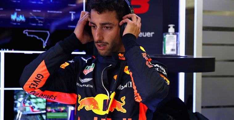 Horner: 'Uitvalbeurt Ricciardo lijkt te komen door hydraulisch probleem'