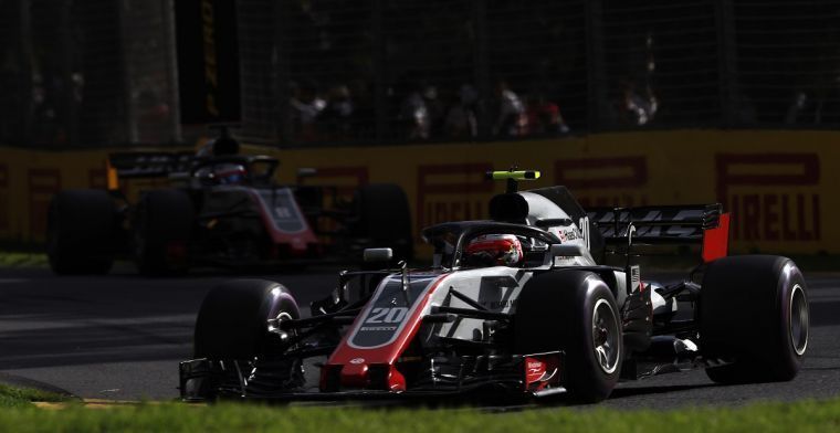 Grosjean 'trots' op geboekte vooruitgang Haas in 2018