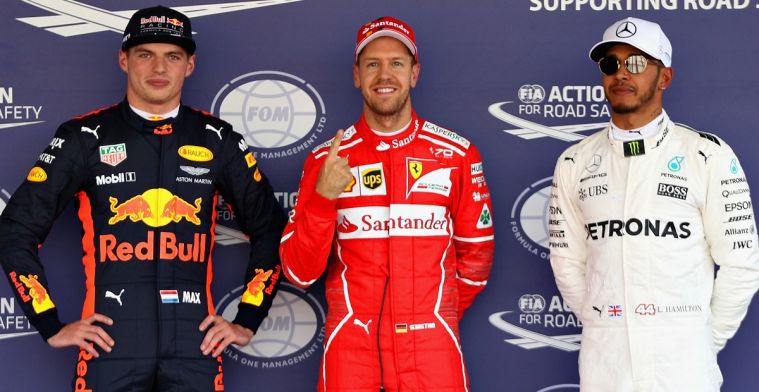 KIJKEN: Hamilton adviseert Vettel over nieuwe baby