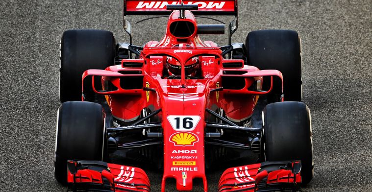 Leclerc noteert tweede ochtend bandentest snelste tijd in Ferrari