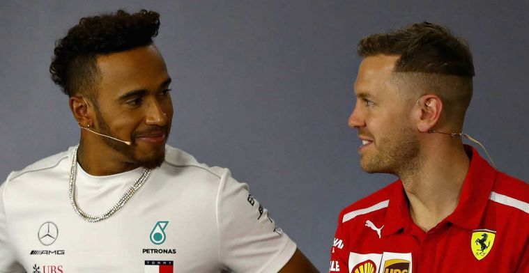 Rosberg: 'Vettel is meer toegewijd dan Hamilton en moet de controle overnemen'