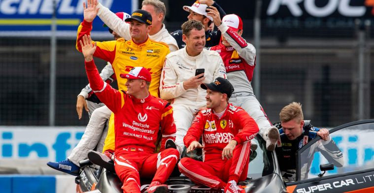 Sebastian Vettel en Schumacher een garantie voor succes in de Race of Champions