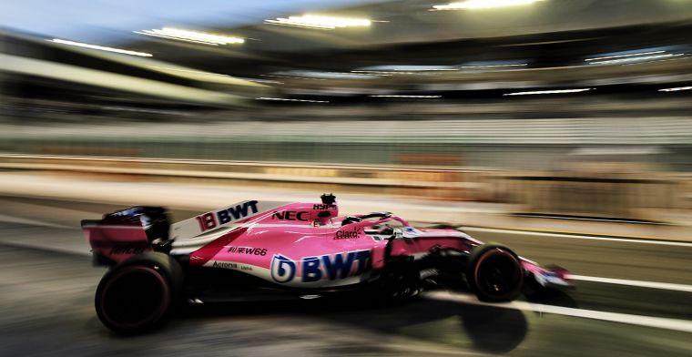 Racing Point Force India sluit grote nieuwe sponsordeal
