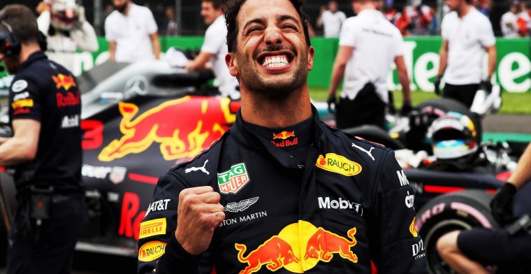 Ricciardo: Verstappen stond aldoor bovenaan, dus om pole position te krijgen...