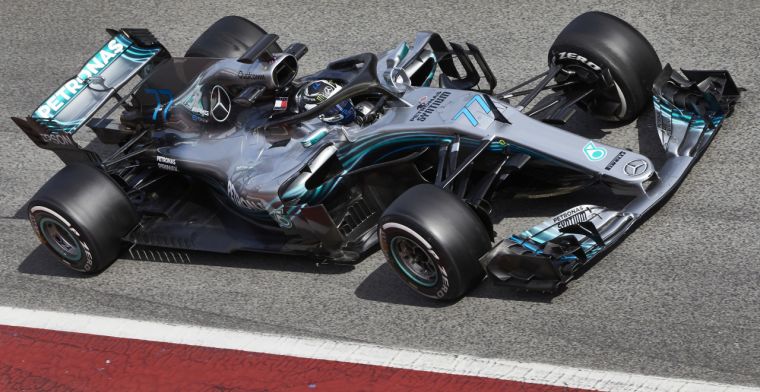 Mercedes test voorafgaand aan Barcelona de W10: Dat moet echt gebeuren