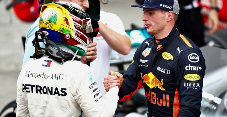 Hamilton hoopt dat Verstappen kan meestrijden in 2019: Hij heeft de kwaliteiten