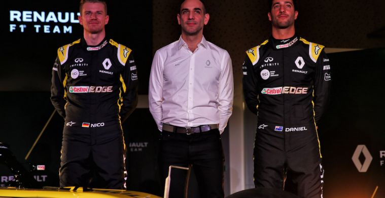 Renault: 'We hebben misschien wel de beste coureurs in de Formule 1'