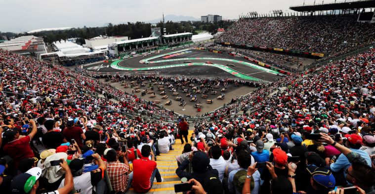 Mexicaanse overheid trekt financiële steun in voor Formule 1 race in Mexico Stad