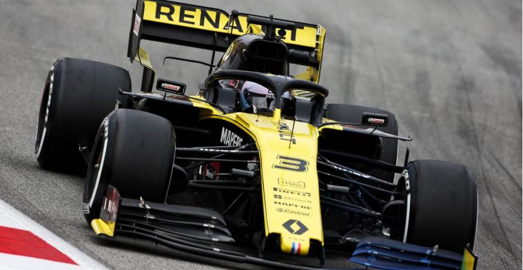 Renault bevestigt oorzaak afgebroken achtervleugel Daniel Ricciardo