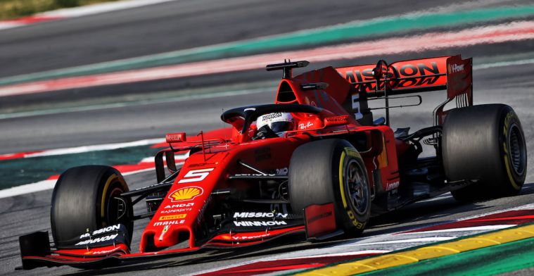 F1 Wintertest update 13.00 (dag 8): Vettel razendsnel, Verstappen in pitbox
