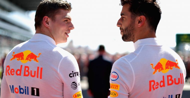 Daniel Ricciardo: Red Bull zou Max Verstappen hebben voorgetrokken