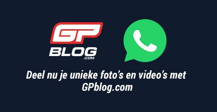 Oproep: Deel nu je foto's en video's met GPblog via Whatsapp! 