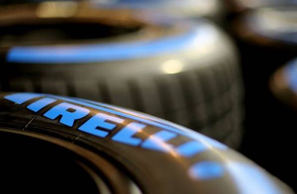 Het Pirelli banden-keuzepaneel voor de GP van Bahrein