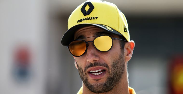 Ricciardo: De RS19 niet mijlenver achter op de top drie