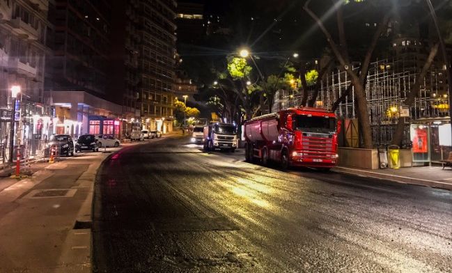 Nieuw asfalt voor de Grand Prix van Monaco