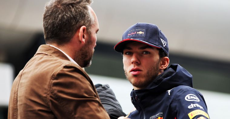 Gasly: 'Het was beter om Max met de Ferrari's laten vechten'