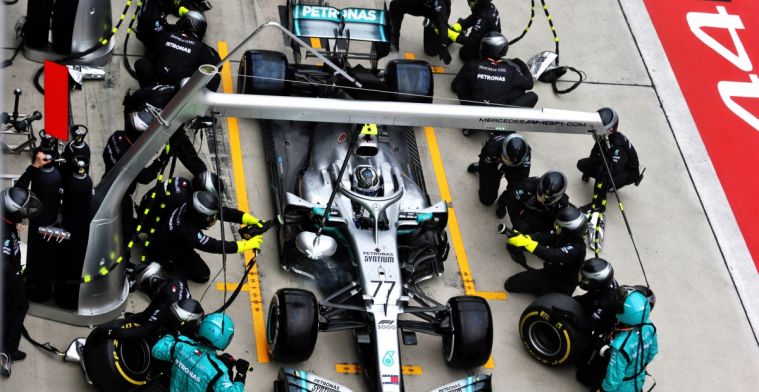 Mercedes wilde met dubbele pitstop voorkomen dat Bottas voor Hamilton zou komen