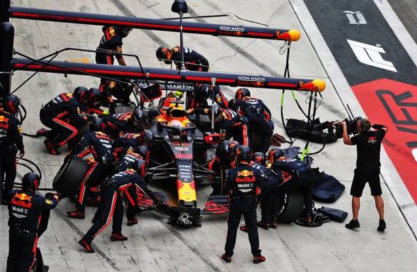 Red Bull domineert in de pitstops door een wijziging in het technische reglement