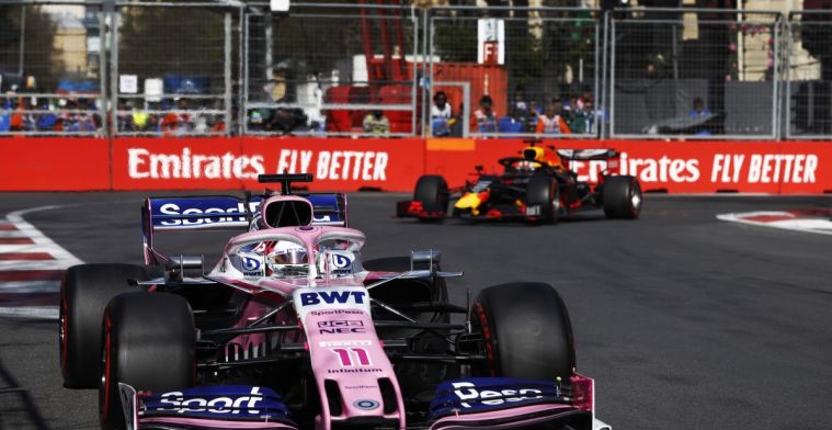 Sergio Perez: Ik heb de hele race op de limiet gereden