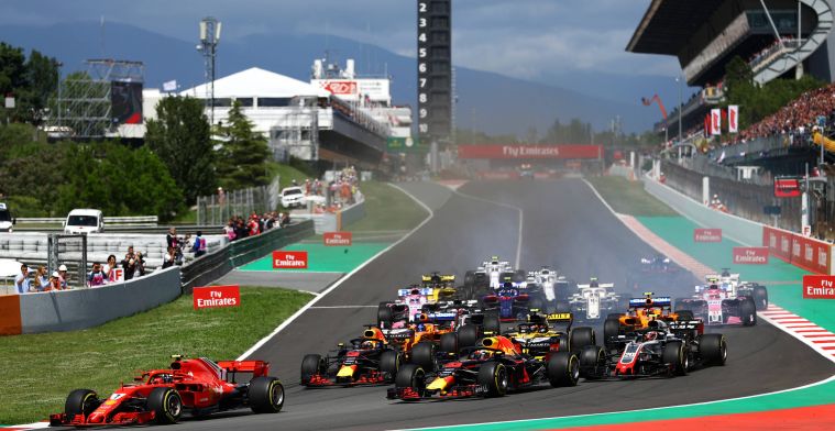 De voorlopige startgrid voor de Grand Prix van Spanje 2019!