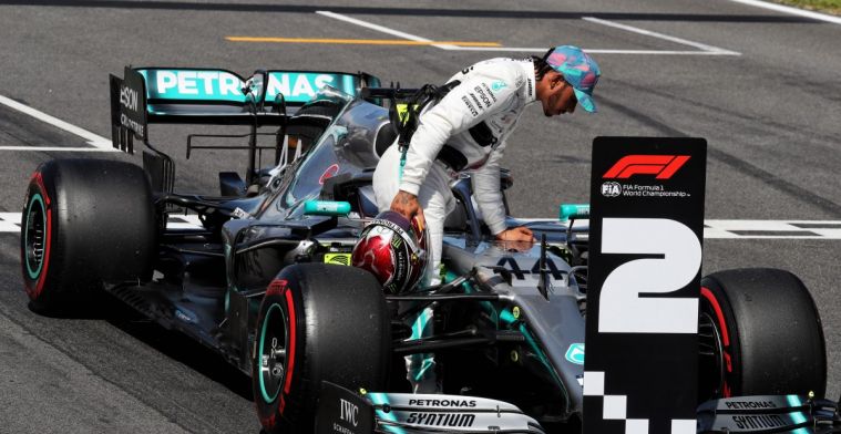 Lewis Hamilton zou kans op pole in Q2 al hebben verspeeld