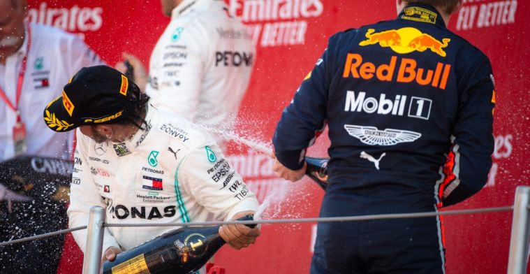 Hamilton: Waarschijnlijk eerste keer dat Red Bull zich op hun auto moet richten