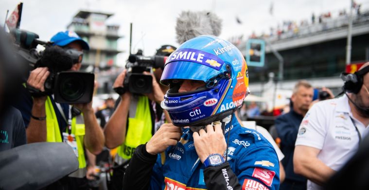 Fernando Alonso kwalificeert zich niet voor de Indy500