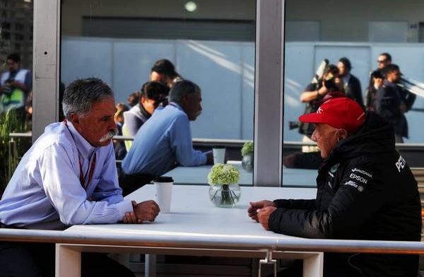 Formule 1 baas Chase Carey reageert op overlijden Niki Lauda