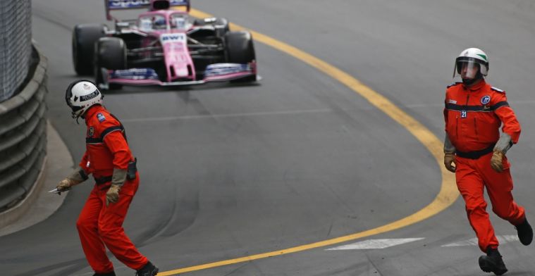 Perez tijdens GP Monaco: Ik reed bijna twee marshalls dood!