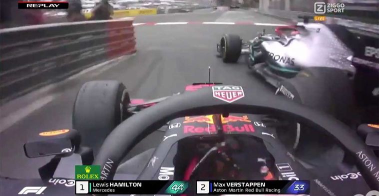 KIJKEN: Verstappen probeert inhaalactie op Lewis Hamilton voor P1 in Monaco