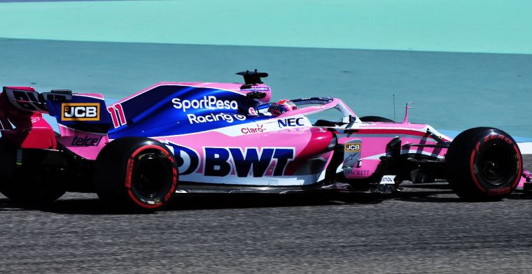 'Circuit Gilles Villeneuve past onze auto,' Racing Point 